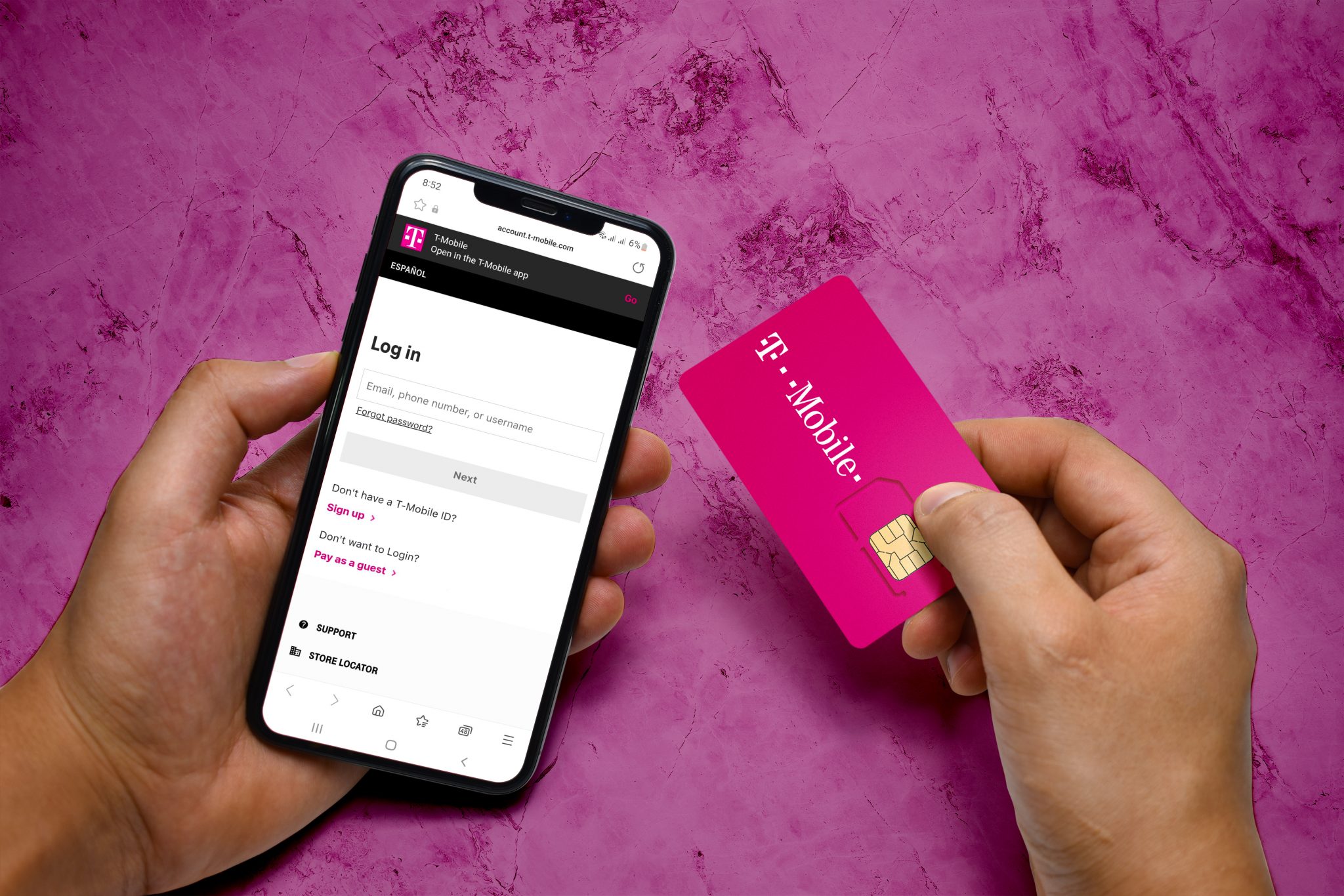 How to activate TMobile SIM card from a locked phone